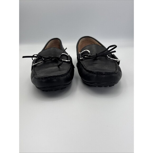 Lauren Ralph Lauren Briley Black Leather Driving Moccasins Loafers Sz‎ 6.5B - Picture 3 of 13